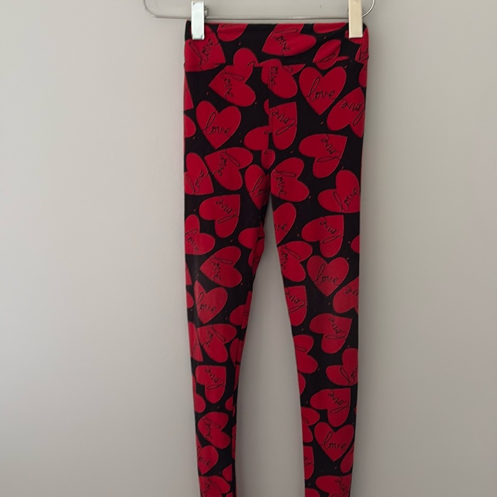 EUC LuLaRoe girls leggings size L/XL